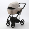 Детская коляска Adamex Lumi Air 3 в 1 L-PS71 LUX (БЕЖЕВАЯ+БЕЖЕВАЯ ПЕРЛ. КОЖА)