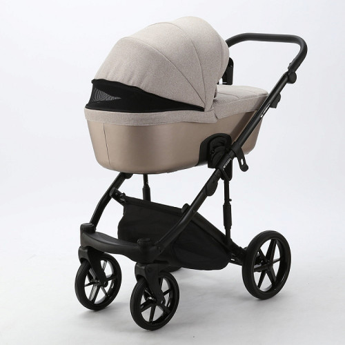 Детская коляска Adamex Lumi Air 3 в 1 L-PS71 LUX (БЕЖЕВАЯ+БЕЖЕВАЯ ПЕРЛ. КОЖА)
