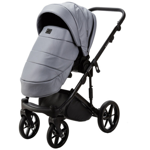 Детская коляска Adamex Lumi Air Deluxe 3 в 1 L-SM03 (СЕРАЯ ПЕРЛ. КОЖА)