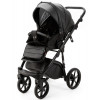 Детская коляска Adamex Nola Deluxe 3 в 1 N-SA02 (ЧЕРНАЯ КОЖА)