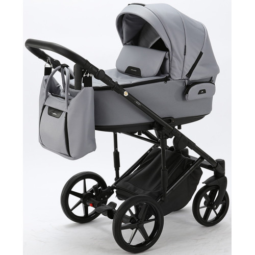 Детская коляска Adamex Zico Deluxe 2 в 1 Z-SM03 СЕР. КОЖА