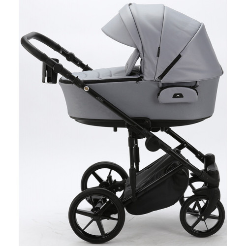 Детская коляска Adamex Zico Deluxe 2 в 1 Z-SM03 СЕР. КОЖА