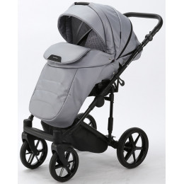 Детская коляска Adamex Zico Deluxe 2 в 1 Z-SM03 СЕР. КОЖА