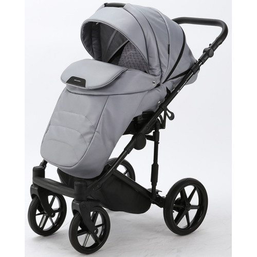 Детская коляска Adamex Zico Deluxe 2 в 1 Z-SM03 СЕР. КОЖА