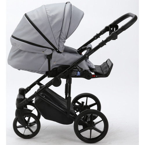 Детская коляска Adamex Zico Deluxe 2 в 1 Z-SM03 СЕР. КОЖА
