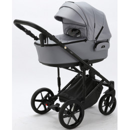 Детская коляска Adamex Zico Deluxe 3 в 1 Z-SM03 СЕР. КОЖА