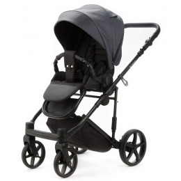 Детская коляска Adamex Zico Deluxe New 3 в 1 ZN-SA05 ТЕМНО-СЕРАЯ КОЖА