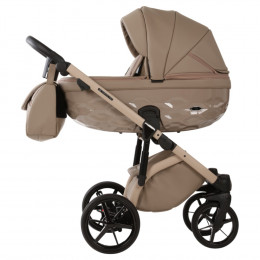 Коляска Adamex Chantal Pro Natura 2 в 1 - CN-4-CAPPUCCINO