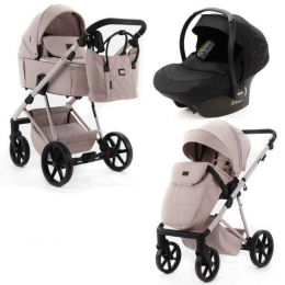 Детская коляска Adamex Delta Natura 3 в 1 DN-2-ROSE
