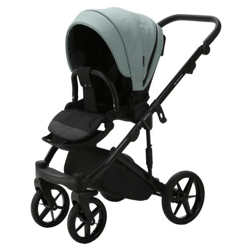 Детская коляска Adamex Lumi Air Deluxe 3 в 1 L-SA20 (СЕРО-ЗЕЛЕНАЯ КОЖА)