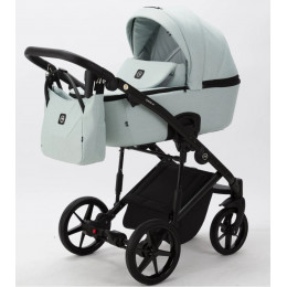 Детская коляска Adamex Mobi 3 в 1 M-TK27 (СЕРО-ЗЕЛЕНЫЙ)