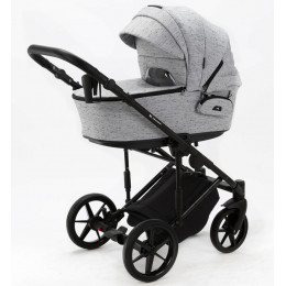 Детская коляска Adamex Zico 2 в 1 Z-TK03B СВ.СЕРАЯ КРУПНАЯ БЕРЕЗКА