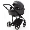 Детская коляска Adamex Zico Deluxe New 2 в 1 ZN-SA04 СЕРАЯ КОЖА