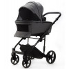 Детская коляска Adamex Zico Deluxe New 2 в 1 ZN-SA04 СЕРАЯ КОЖА