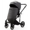 Детская коляска Adamex Zico Deluxe New 2 в 1 ZN-SA04 СЕРАЯ КОЖА