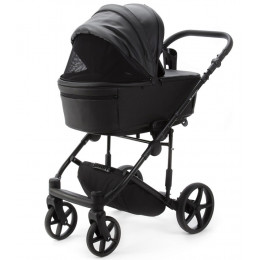 Детская коляска Adamex Zico Deluxe New 3 в 1 ZN-SA02 ЧЕРНАЯ КОЖА