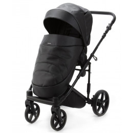 Детская коляска Adamex Zico Deluxe New 3 в 1 ZN-SA02 ЧЕРНАЯ КОЖА