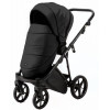 Детская коляска Adamex Belissa Deluxe 3 в 1 B-SA02 (ЧЁРН.КОЖА)