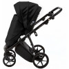Детская коляска Adamex Belissa Deluxe 3 в 1 B-SA02 (ЧЁРН.КОЖА)