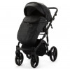 Детская коляска Adamex Lanti Deluxe 3 в 1 LN-SA2 (ЧЕРНАЯ КОЖА)