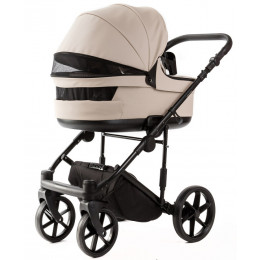 Детская коляска Adamex Locco Light Deluxe 3 в 1 LL-SA07 (СВ.БЕЖЕВАЯ КОЖА)