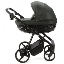 Детская коляска Adamex Quantum 2 в 1 Q-TK105 LUX (Т.ЗЕЛЕНЫЙ)