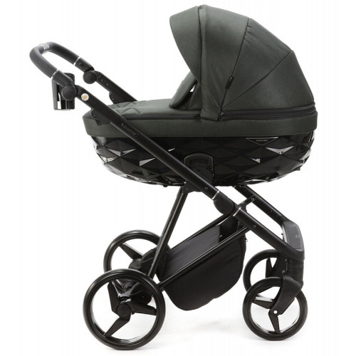 Детская коляска Adamex Quantum 2 в 1 Q-TK105 LUX (Т.ЗЕЛЕНЫЙ)