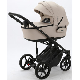 Детская коляска Adamex Zico Deluxe 2 в 1 Z-SA07 СВ.БЕЖ.КОЖА