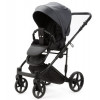 Детская коляска Adamex Zico Deluxe New 2 в 1 ZN-SA05 ТЕМНО-СЕРАЯ КОЖА
