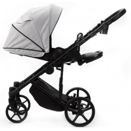 Детская коляска Adamex Zico New 3 в 1 ZN-TK01 (СВЕТЛО-СЕРЫЙ)