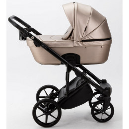 Детская коляска Adamex Lumi Air Deluxe 2 в 1 L-SM06 (БЕЖЕВАЯ ПЕРЛ. КОЖА)
