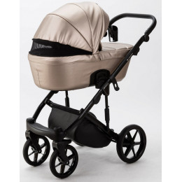 Детская коляска Adamex Lumi Air Deluxe 2 в 1 L-SM06 (БЕЖЕВАЯ ПЕРЛ. КОЖА)