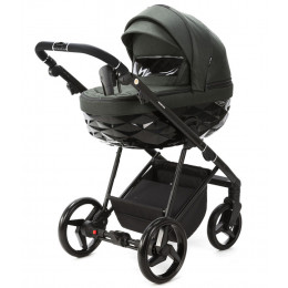 Детская коляска Adamex Quantum 3 в 1 Q-TK105 LUX (Т.ЗЕЛЕНЫЙ)