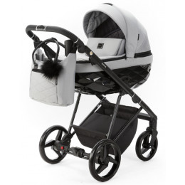Детская коляска Adamex Quantum 3 в 1 Q-TK83 TIP (СВ.СЕРЫЙ)
