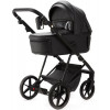 Детская коляска Adamex Vasco Deluxe 2 в 1 V-SA02 (ЧЕРНАЯ КОЖА)