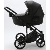 Детская коляска Adamex Zico Deluxe 2 в 1 Z-SA02 ЧЁРН.КОЖА