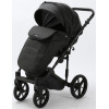 Детская коляска Adamex Zico Deluxe 2 в 1 Z-SA02 ЧЁРН.КОЖА