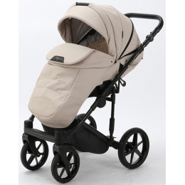 Детская коляска Adamex Zico Deluxe 3 в 1 Z-SA07 СВ.БЕЖ.КОЖА