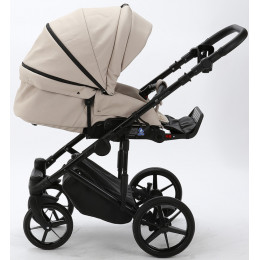 Детская коляска Adamex Zico Deluxe 3 в 1 Z-SA07 СВ.БЕЖ.КОЖА