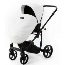 Детская коляска Adamex Zico Deluxe New 2 в 1 ZN-SA01 (БЕЛАЯ КОЖА)