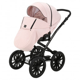 Детская коляска Adamex Chantal Retro 3 в 1 C215 (пудровый)