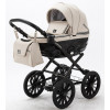 Детская коляска Adamex Chantal Retro Deluxe 2 в 1 C-SA07 (СВ. БЕЖЕВЫЙ)