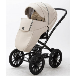 Детская коляска Adamex Chantal Retro Deluxe 2 в 1 C-SA07 (СВ. БЕЖЕВЫЙ)