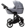 Детская коляска Adamex Lumi Air Deluxe 2 в 1 L-SM03 (СЕРАЯ ПЕРЛ. КОЖА)