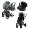 Детская коляска Adamex Nola Natura 3 в 1 N-8-MINT (МЯТА + МЯТА КОЖА)