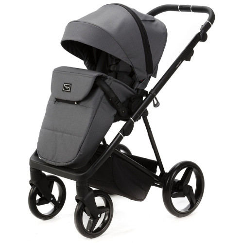 Детская коляска Adamex Quantum 3 в 1 Q-TK57 TIP (Т.СЕРЫЙ)