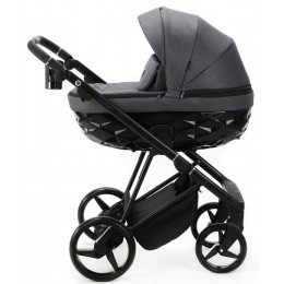 Детская коляска Adamex Quantum 3 в 1 Q-TK66 (Т.СЕРЫЙ)