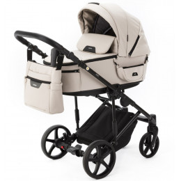 Детская коляска Adamex Zico Deluxe New 2 в 1 ZN-SA07 (СВЕТЛО-БЕЖЕВАЯ КОЖА)
