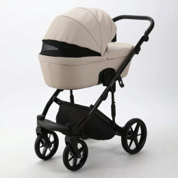Детская коляска Adamex Lumi Air Deluxe 3 в 1 L-SA07 Бежевый, эко-кожа