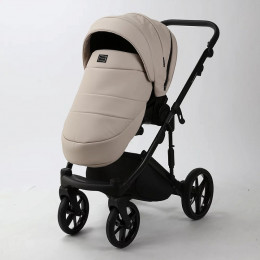 Детская коляска Adamex Lumi Air Deluxe 3 в 1 L-SA07 Бежевый, эко-кожа